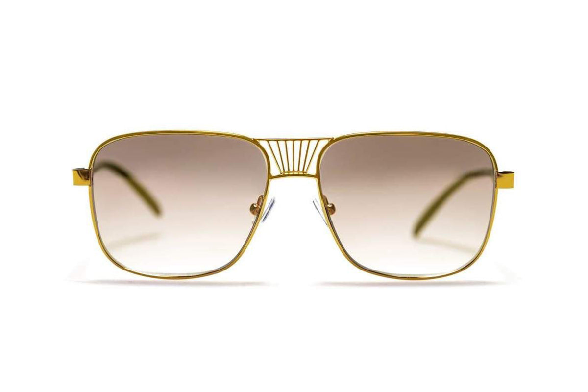 Overweldigen Verduisteren Teken Desert Sky Sunglasses in Gold– Sunclub Studio